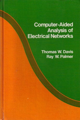 Imagen de archivo de Computer-aided analysis of electrical networks a la venta por HPB-Red