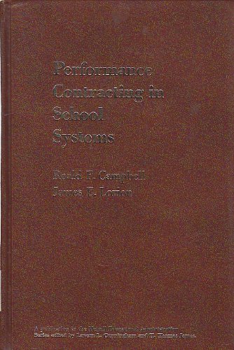 Imagen de archivo de Performance Contracting in School Systems a la venta por Lincbook