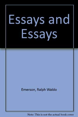 Stock image for Essays and Essays: Second Series (Text of the First Printing) {Charles E. Merrill Standard Editions} for sale by gearbooks