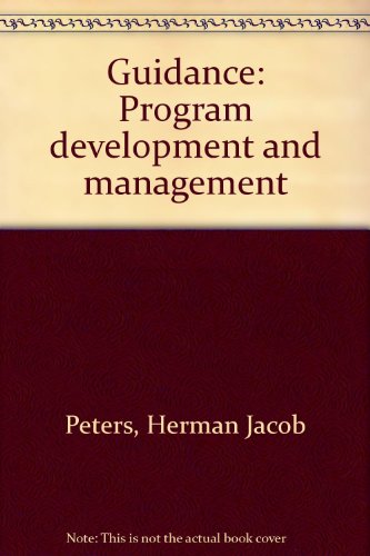 9780675094191: Guidance: Program development and management