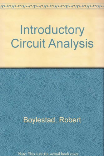 Beispielbild fr Introductory Circuit Analysis zum Verkauf von Better World Books