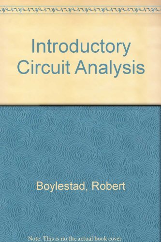 Imagen de archivo de Introductory Circuit Analysis a la venta por Better World Books