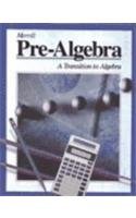 Beispielbild fr Merrill Pre-Algebra Student Edition zum Verkauf von Orion Tech