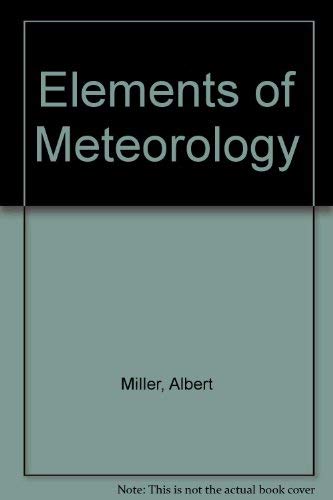 9780675200059: Elements of Meteorology