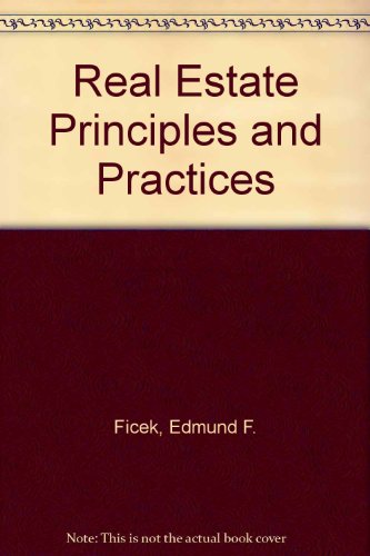 Beispielbild fr Real estate principles and practices zum Verkauf von HPB-Red