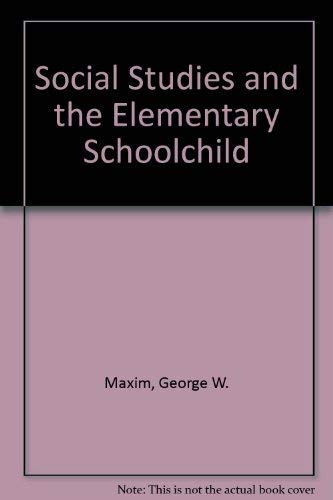 Stock image for Social Studies and the Elementary School Child for sale by HPB-Red