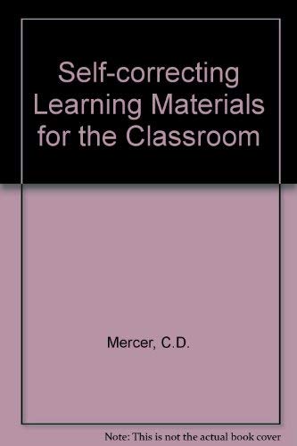9780675201346: Self-Correcting Learning Materials for the Classroom