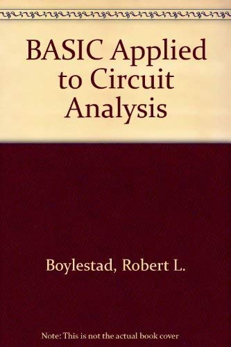 Imagen de archivo de BASIC Applied to Circuit Analysis a la venta por Better World Books