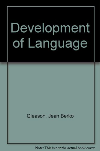 Stock image for The development of language for sale by HPB-Red