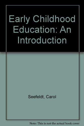 9780675202787: Early Childhood Education: An Introduction