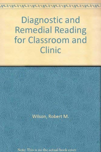 9780675202855: Diagnostic and remedial reading for classroom and clinic