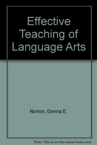 9780675203548: Effective Teaching of Language Arts