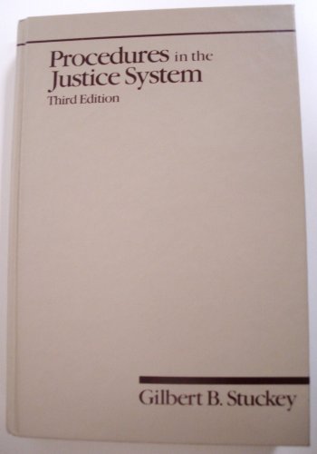 9780675203609: Procedures in the Justice System