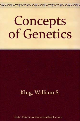 Beispielbild fr Concepts of Genetics zum Verkauf von Cambridge Rare Books