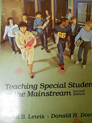 Stock image for Teaching Special Students in the Mainstream for sale by Wonder Book