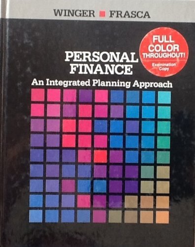 Imagen de archivo de Personal Finance: An Integrated Planning Approach a la venta por Books & Salvage