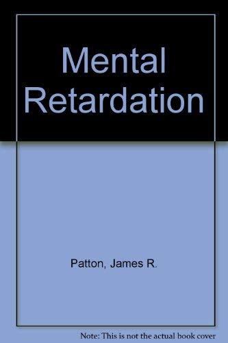 Stock image for Mental Retardation for sale by Allied Book Company Inc.