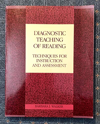 Imagen de archivo de Diagnostic teaching of reading: Techniques for instruction and assessment a la venta por HPB-Red