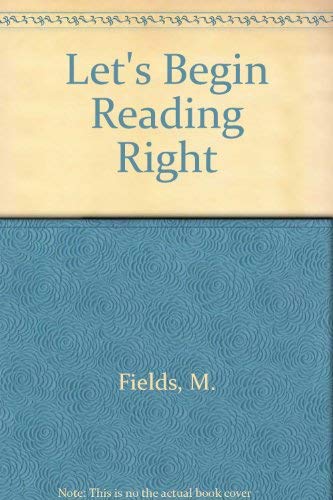 9780675206167: Let's begin reading right: A developmental approach to beginning literacy