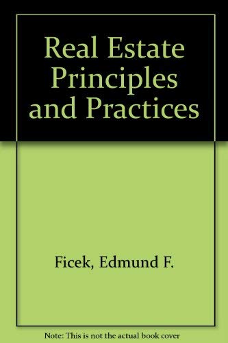 Stock image for Real estate principles and practices for sale by Irish Booksellers