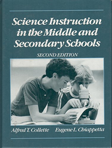 Beispielbild fr Science Instruction in the Middle and Secondary Schools zum Verkauf von Better World Books