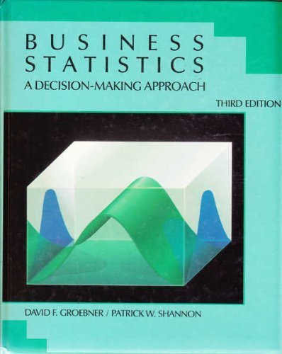 Beispielbild fr Business statistics: A decision-making approach zum Verkauf von Wonder Book