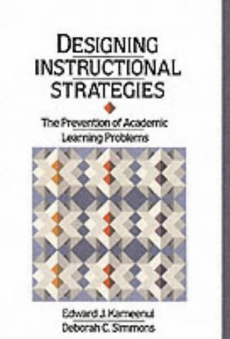 Beispielbild fr Designing Instructional Strategies: The Prevention of Academic Learning Problem zum Verkauf von BooksRun