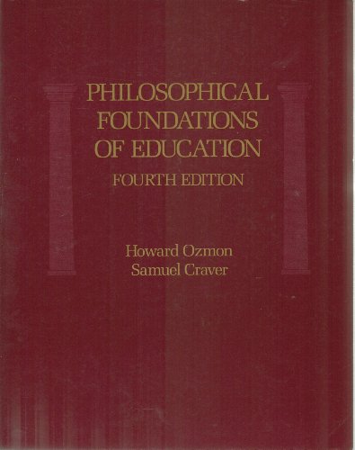 9780675211338: Philosophical Foundations of Education