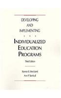 Beispielbild fr Developing and Implementing Individualized Educational Programs zum Verkauf von Better World Books