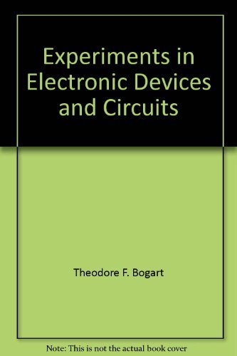 Beispielbild fr Experiments in Electronic Devices and Circuits zum Verkauf von HPB-Emerald