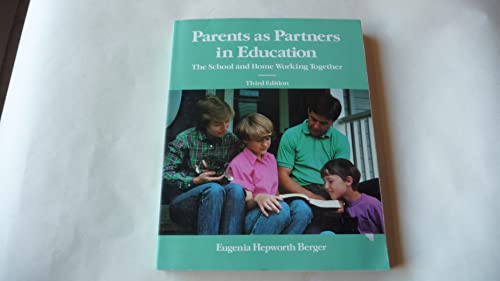 Beispielbild fr Parents As Partners in Education zum Verkauf von Better World Books