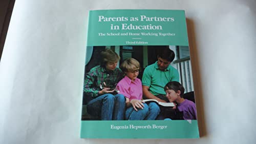 Stock image for Parents As Partners in Education for sale by Better World Books