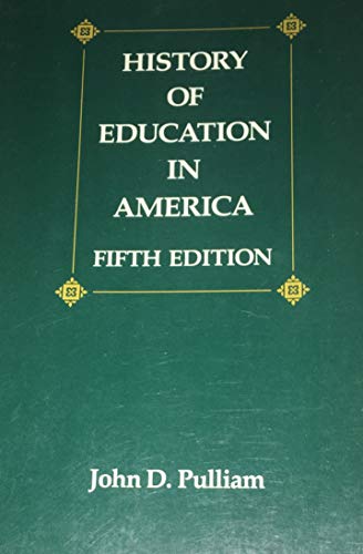 9780675212229: History of Education in America