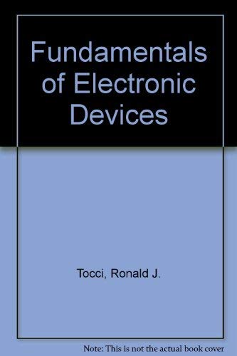 Imagen de archivo de Fundamentals of Electronic Devices a la venta por Hawking Books