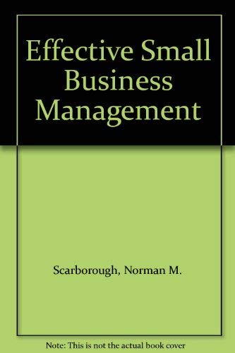 9780675212823: Effective small business management