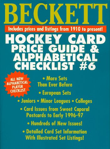Stock image for Beckett Hockey Card Price Guide (Beckett Hockey Card Price Guide & Alphabetical Checklist) for sale by Gardner's Used Books, Inc.