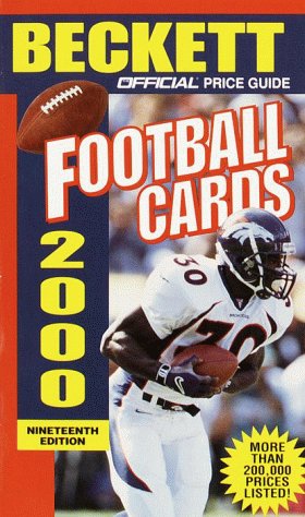 Stock image for Official Price Guide to Football Cards 2000: 19th Edition for sale by ThriftBooks-Atlanta