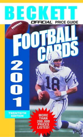 The Official Price Guide to Football Cards 2001, 20th edition