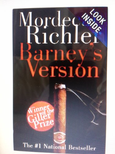 Beispielbild fr Barney's Version zum Verkauf von Wonder Book