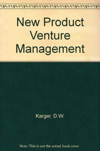 Stock image for New Product Venture Management for sale by K & L KICKIN'  BOOKS