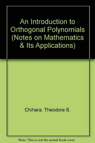 9780677041506: Introduction To Orthogonal Pol