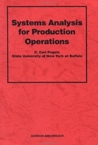 Stock image for Systems Analysis for Production Operations for sale by BookDepart