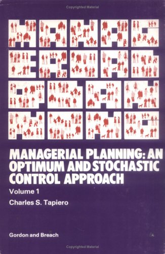 Beispielbild fr Managerial Planning: An Optimum and Stochistic Approach zum Verkauf von Ammareal