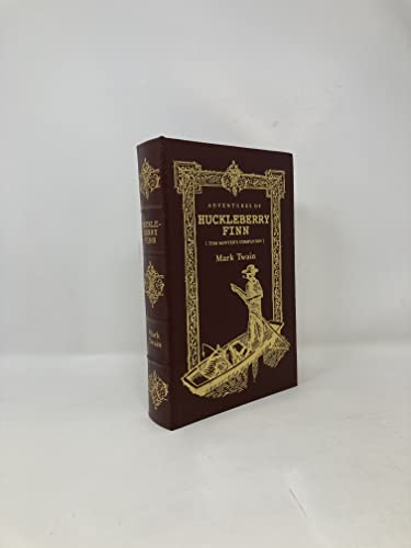 Stock image for The Adventures of Huckleberry Finn: Tom Sawyer's Companion (2008 Brown Leatherbound Hardcover Easton Press Deluxe Limited Collector's Edition Printing, 0677068573) for sale by HPB Inc.