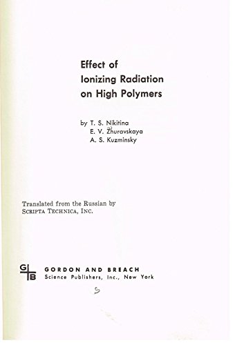 9780677204802: Effect of Ionizing Radiation on High Polymers