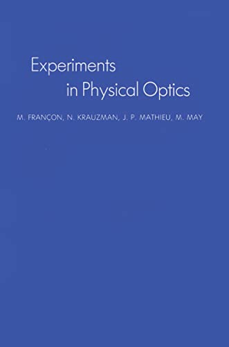 Imagen de archivo de Experiments in Physical Optics a la venta por Better World Books