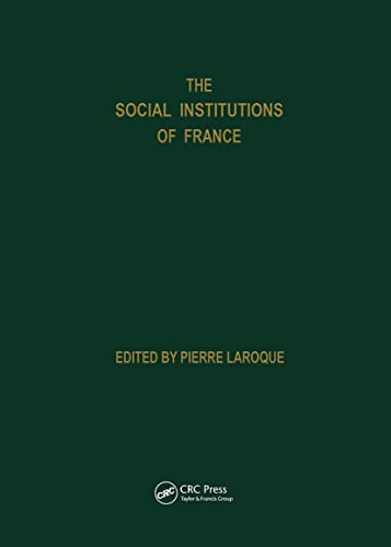 Stock image for Social Institutions of France for sale by Zubal-Books, Since 1961