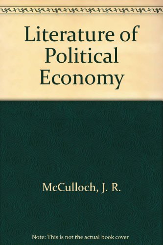 9780678000458: Literature of Political Economy