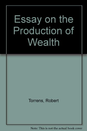 9780678001288: Essay on the Production of Wealth