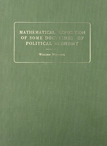 9780678003022: Mathematical Exposition of Some Doctrines of Political Economy